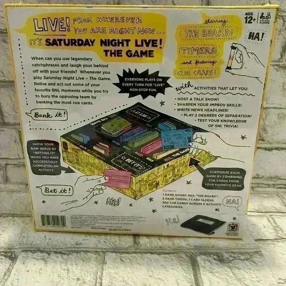 NEW 2010 Saturday Night Live The Trivia Game Yellow Box Edition Factory Sealed - Picture 2 of 4